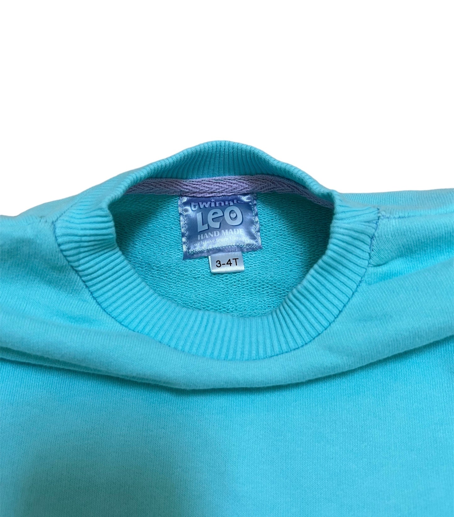 Matching set Unisex Turquoise with Gnome embroidery Short Sleeve T-shirt