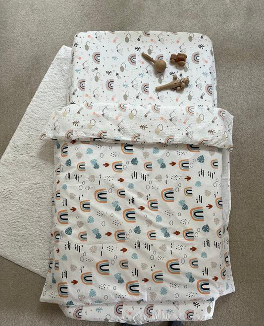 rainbow pattern blanket