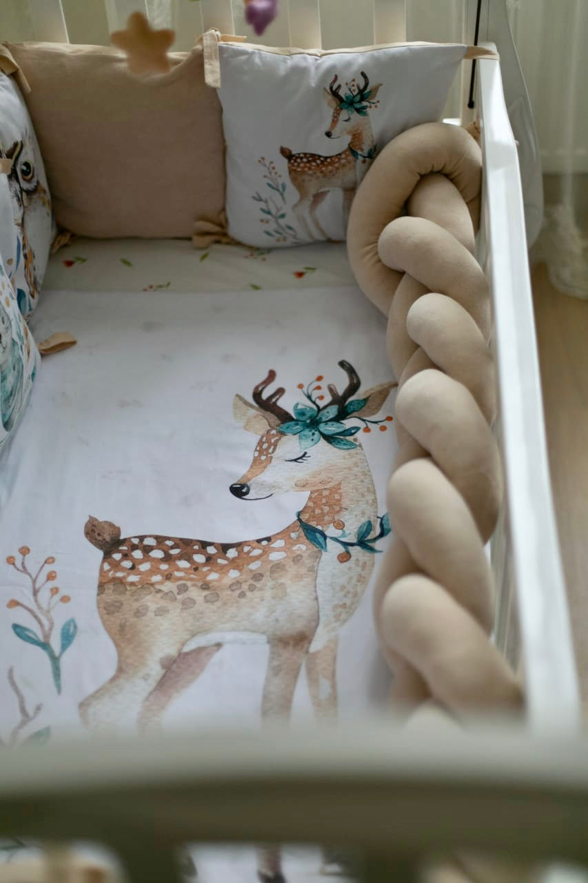 Woodland pattern baby set