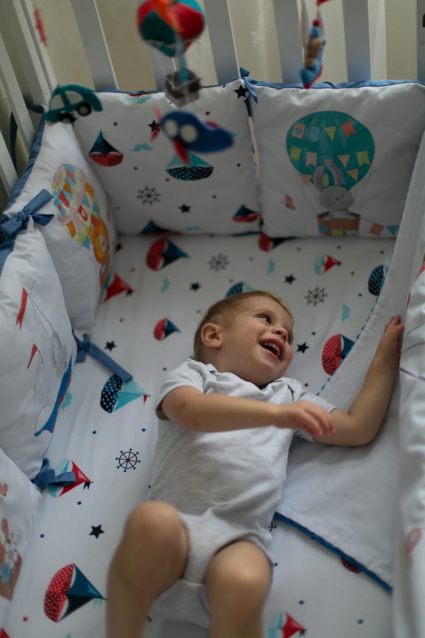Marine Baby Boy Bedding Set