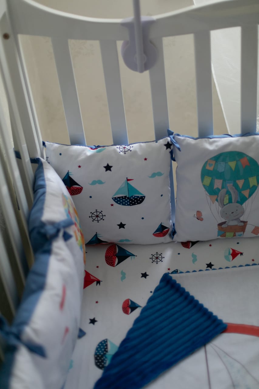 Marine Baby Boy Bedding Set