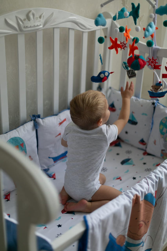 Marine Baby Boy Bedding Set