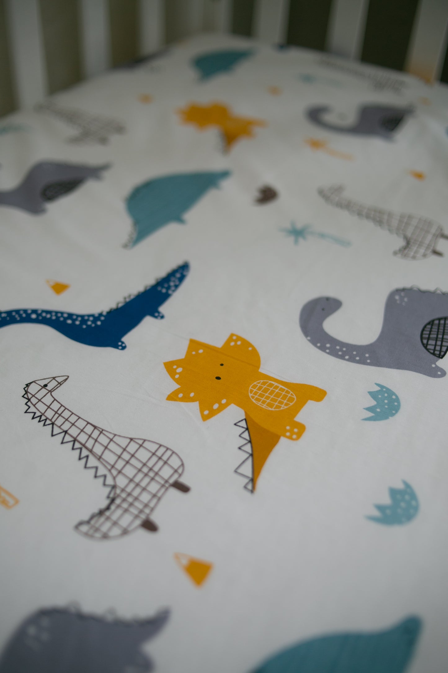 Dinosaur fitted sheet, cot sheet, newborn sheet, cotton fitted sheet, premium quality fabric